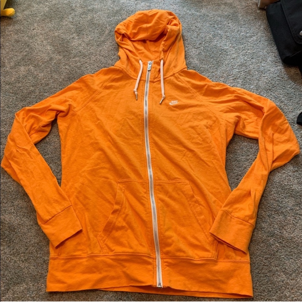 Nike orange hoodie